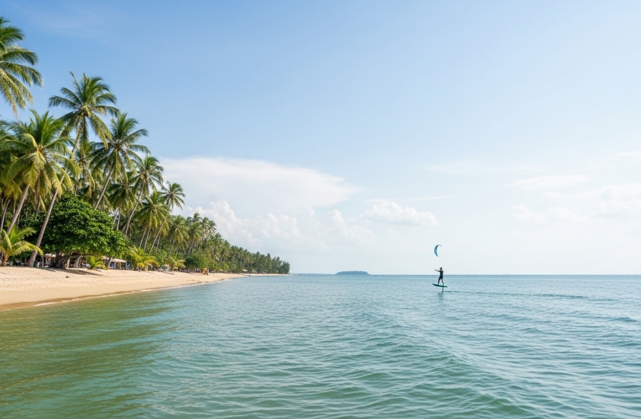 ชายหาดที่ดีที่สุดสำหรับการเล่น eFoil ในภูเก็ต: จากหาดกะตะถึงซอยพอนฉลอง