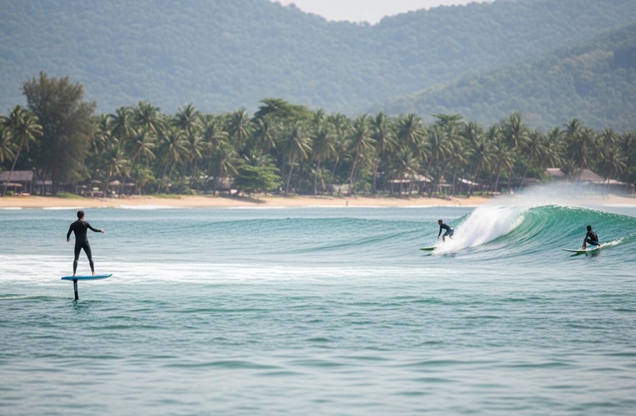 EFoiling vs. Classic Surfing in Phuket and Koh Phangan