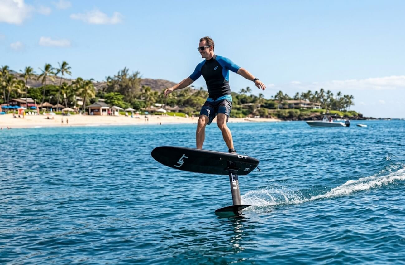 อีฟอยล์บนเกาะพะงัน: กระดานฟอยล์ไฟฟ้าบนเกาะเขตร้อน